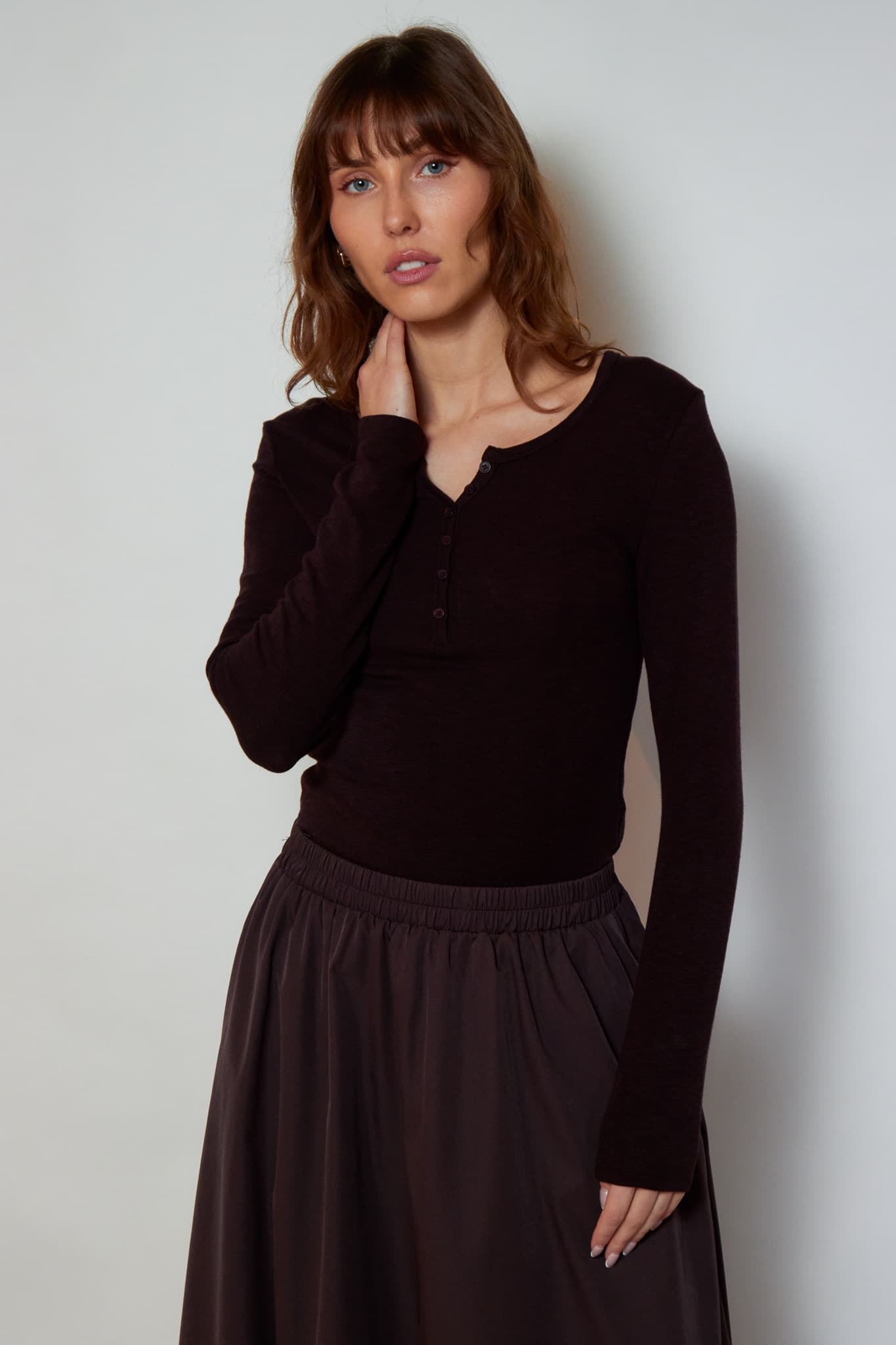 TOP À MANCHES LONGUES 