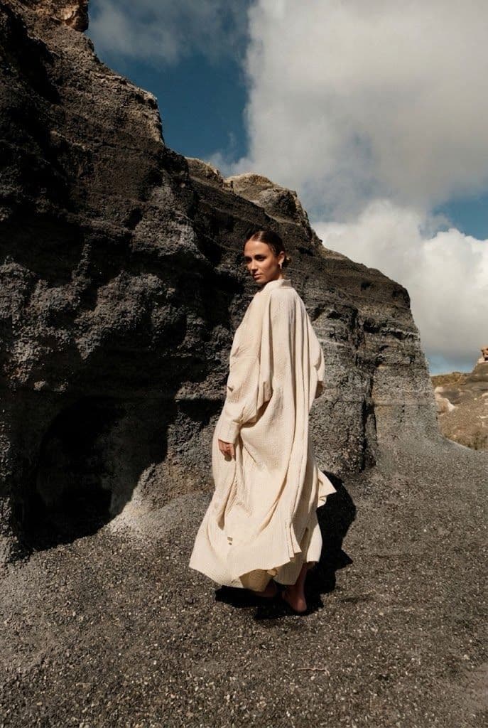 CHEMISE LONGUE EN COTON 