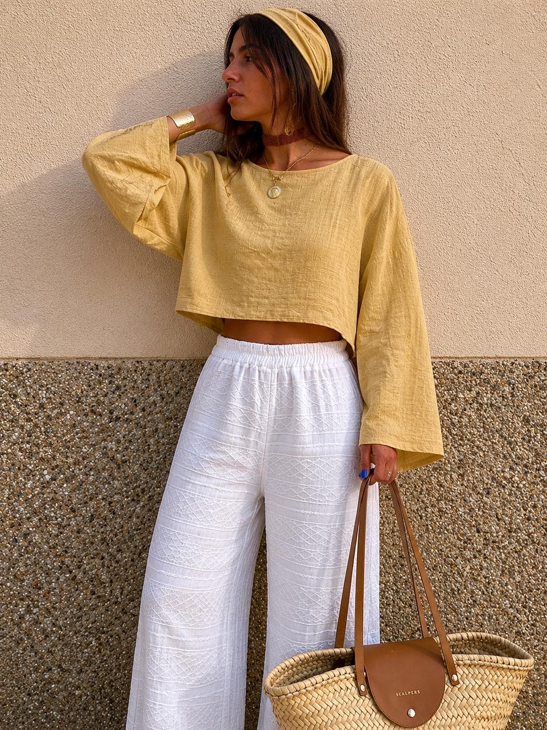 CROP TOP OVERSIZE ÉLÉGANCE 