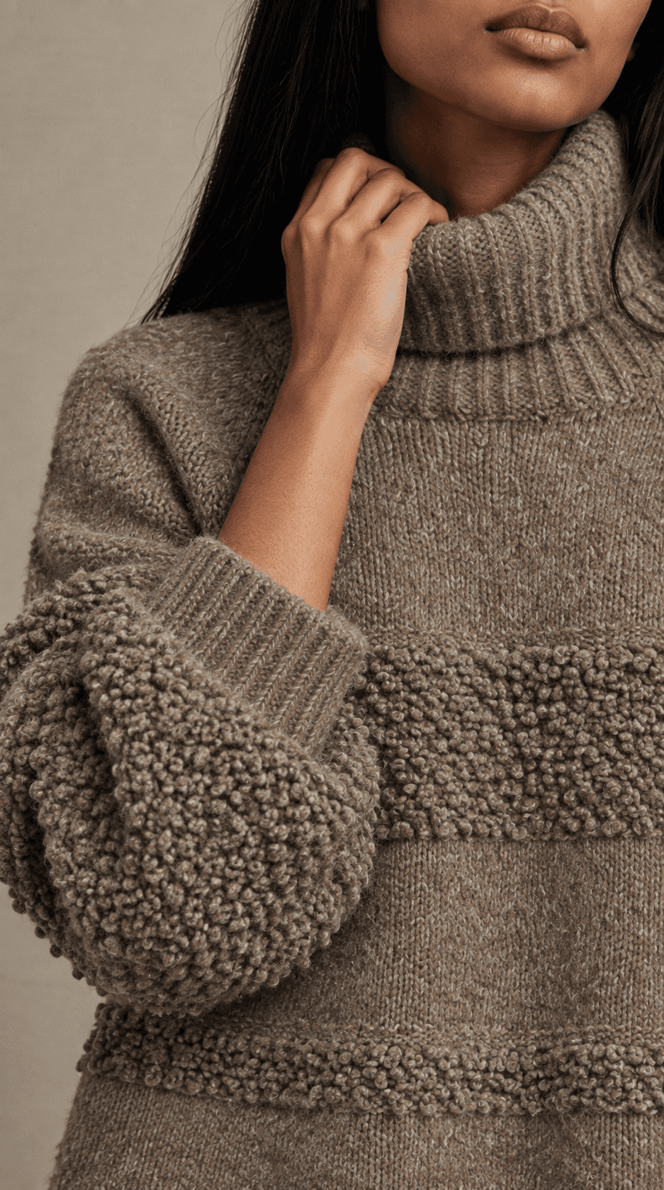 PULL MAILLE BOUCLÉE