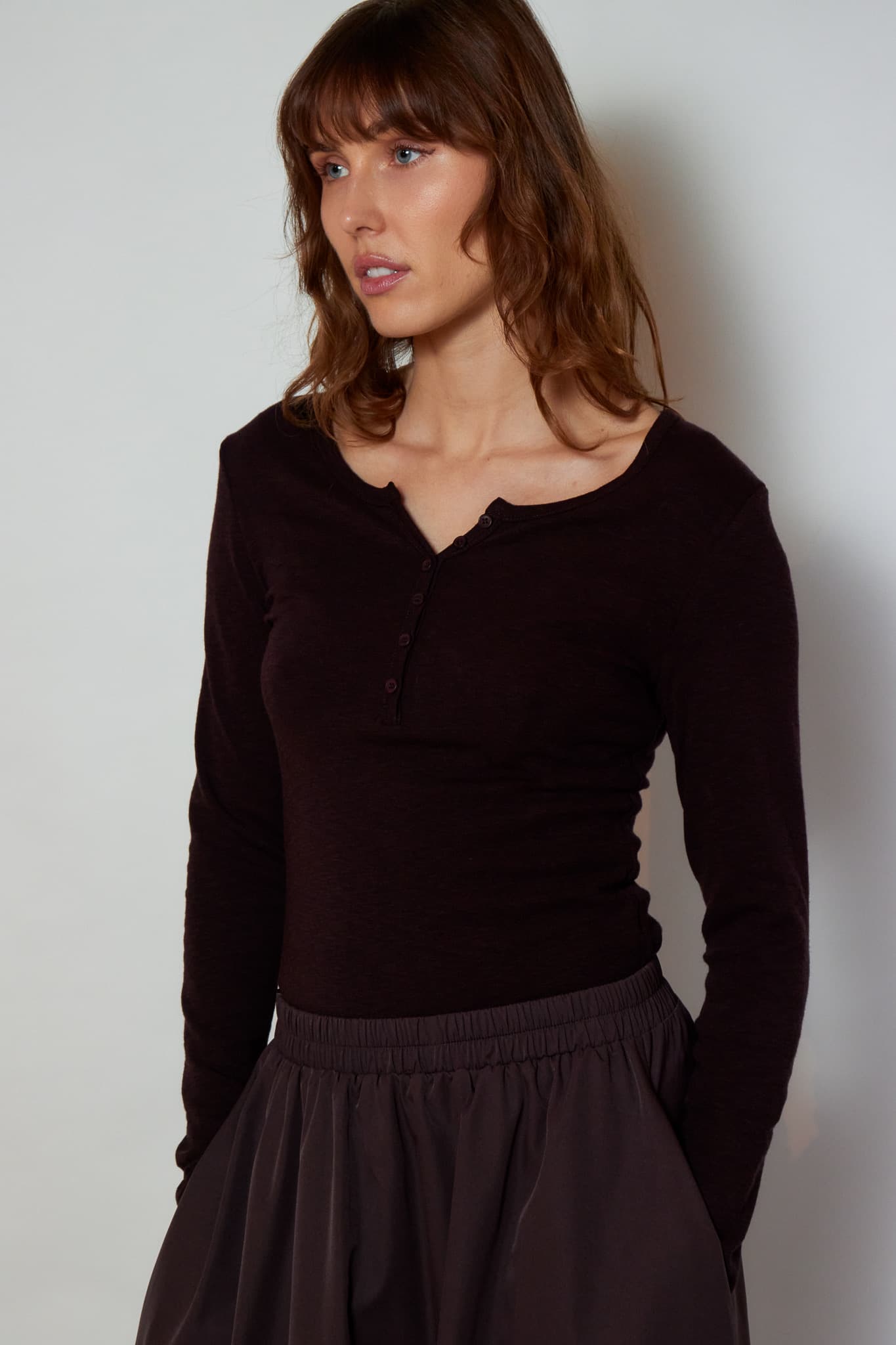 TOP À MANCHES LONGUES 