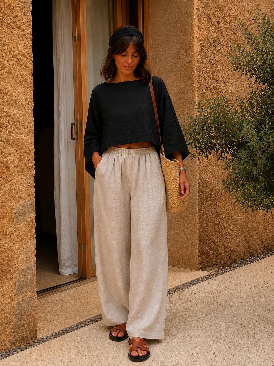 CROP TOP OVERSIZE ÉLÉGANCE 