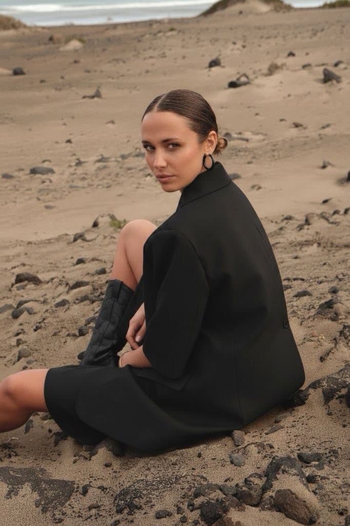 BLAZER MANCHES COURTES