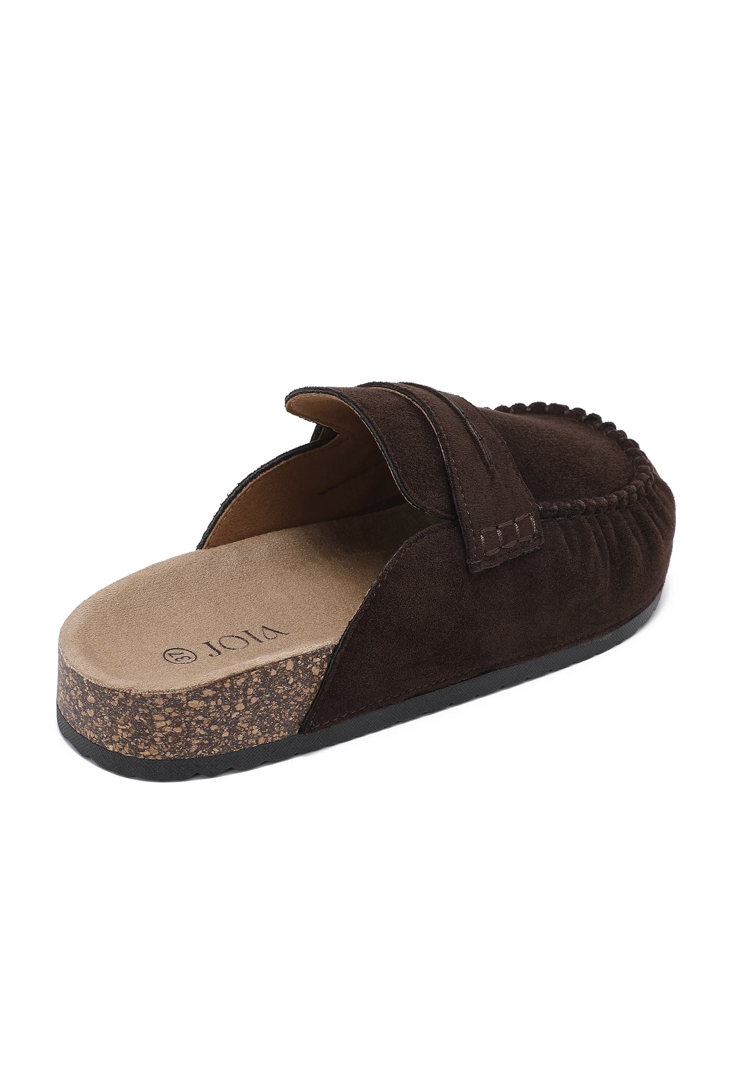 MULES PLATES EN SUÉDINE