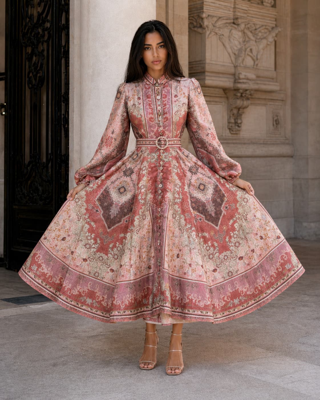 ROBE LONGUE EN SOIE