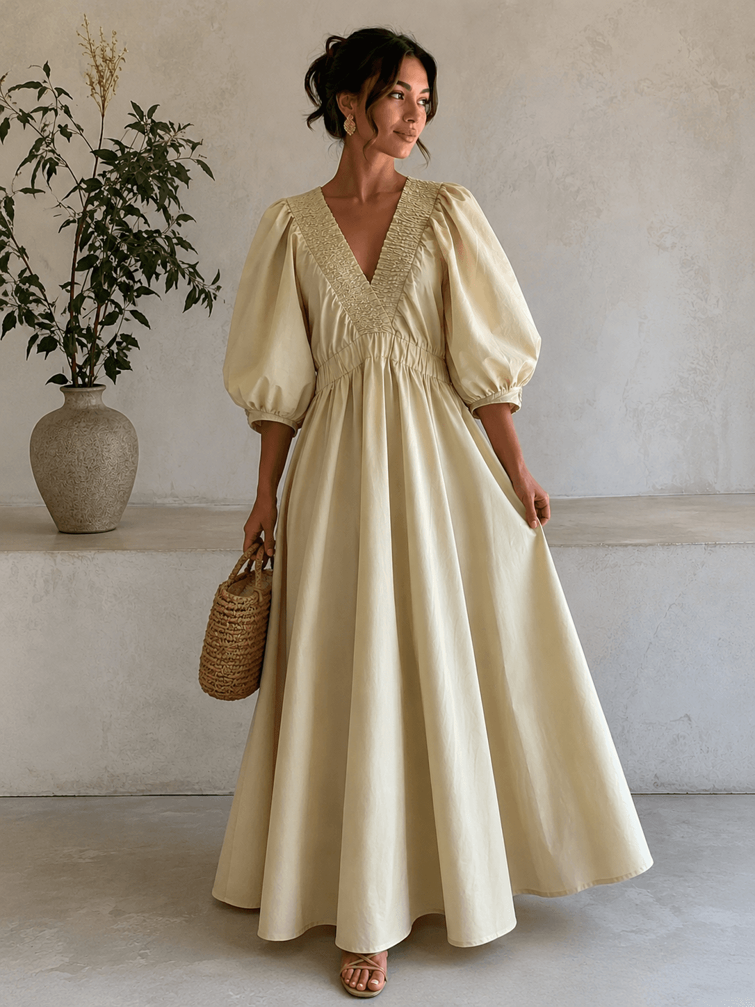 ROBE AURA EN COTON 