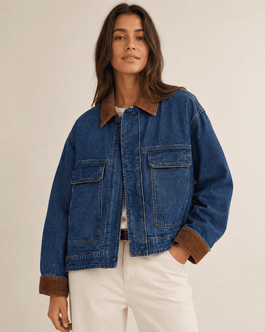 VESTE EN JEAN OVERSIZE