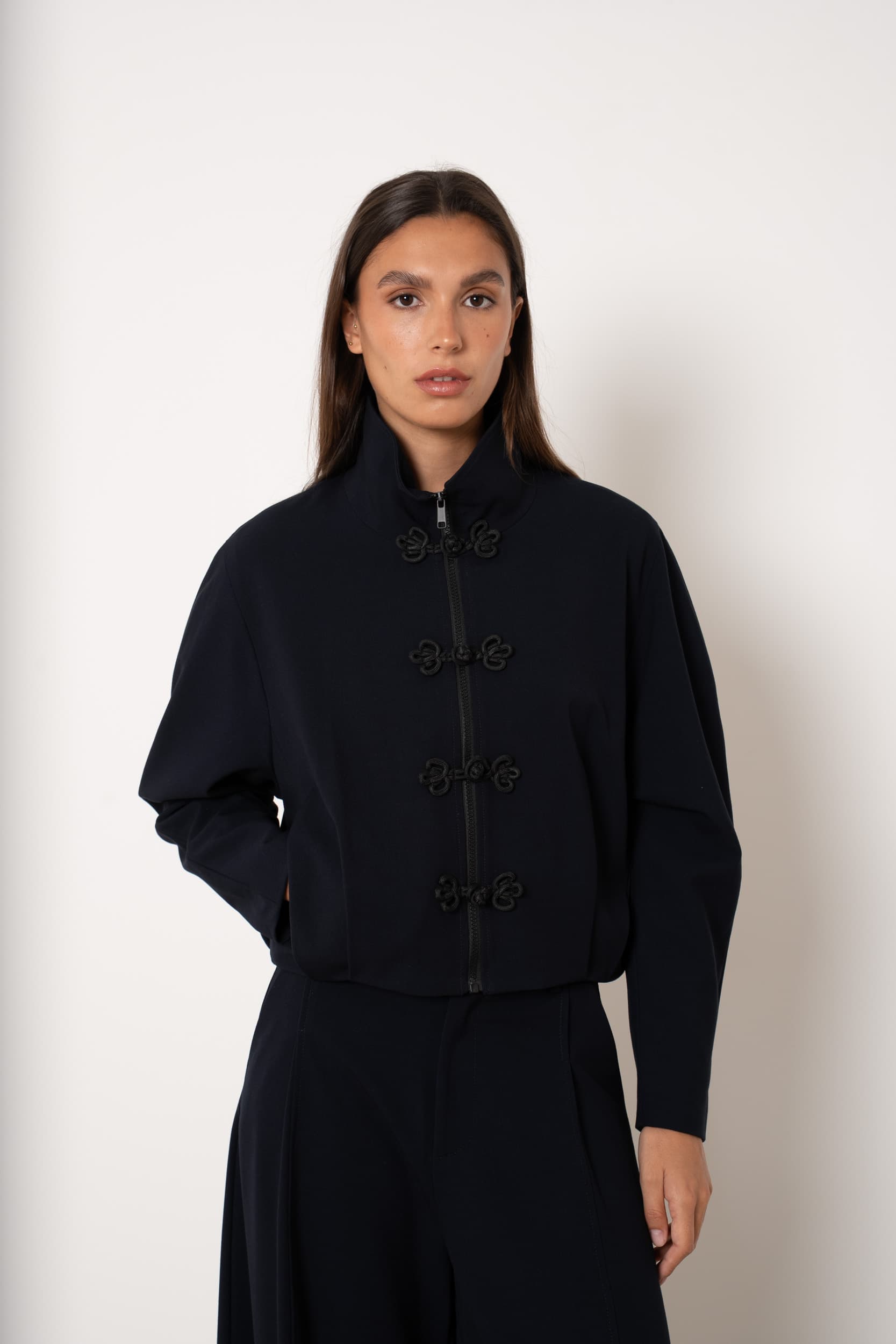 VESTE SORA À BRANDEBOURGS