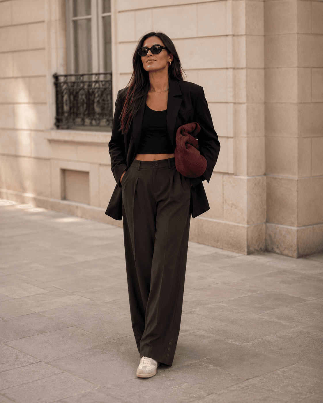 PANTALON ALMA CHOCOLAT 