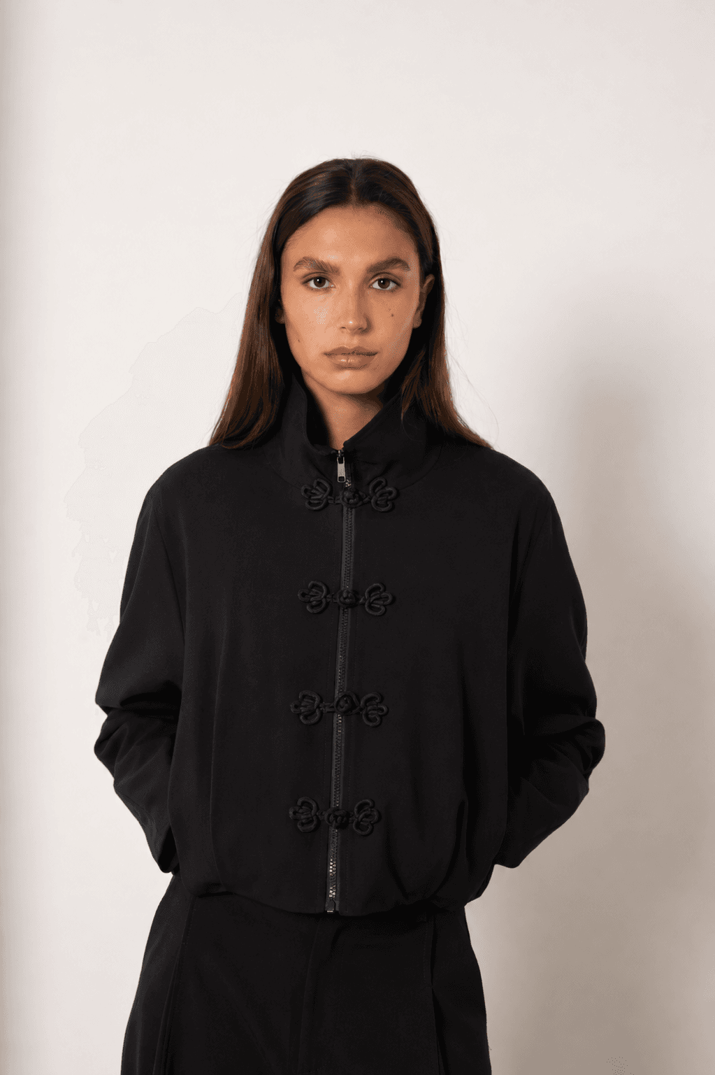 VESTE SORA À BRANDEBOURGS
