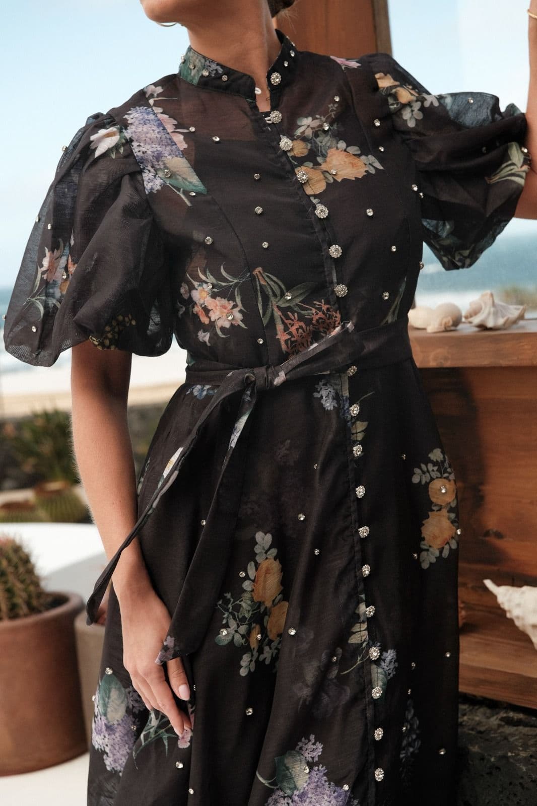 ROBE LONGUE FLEURIE 