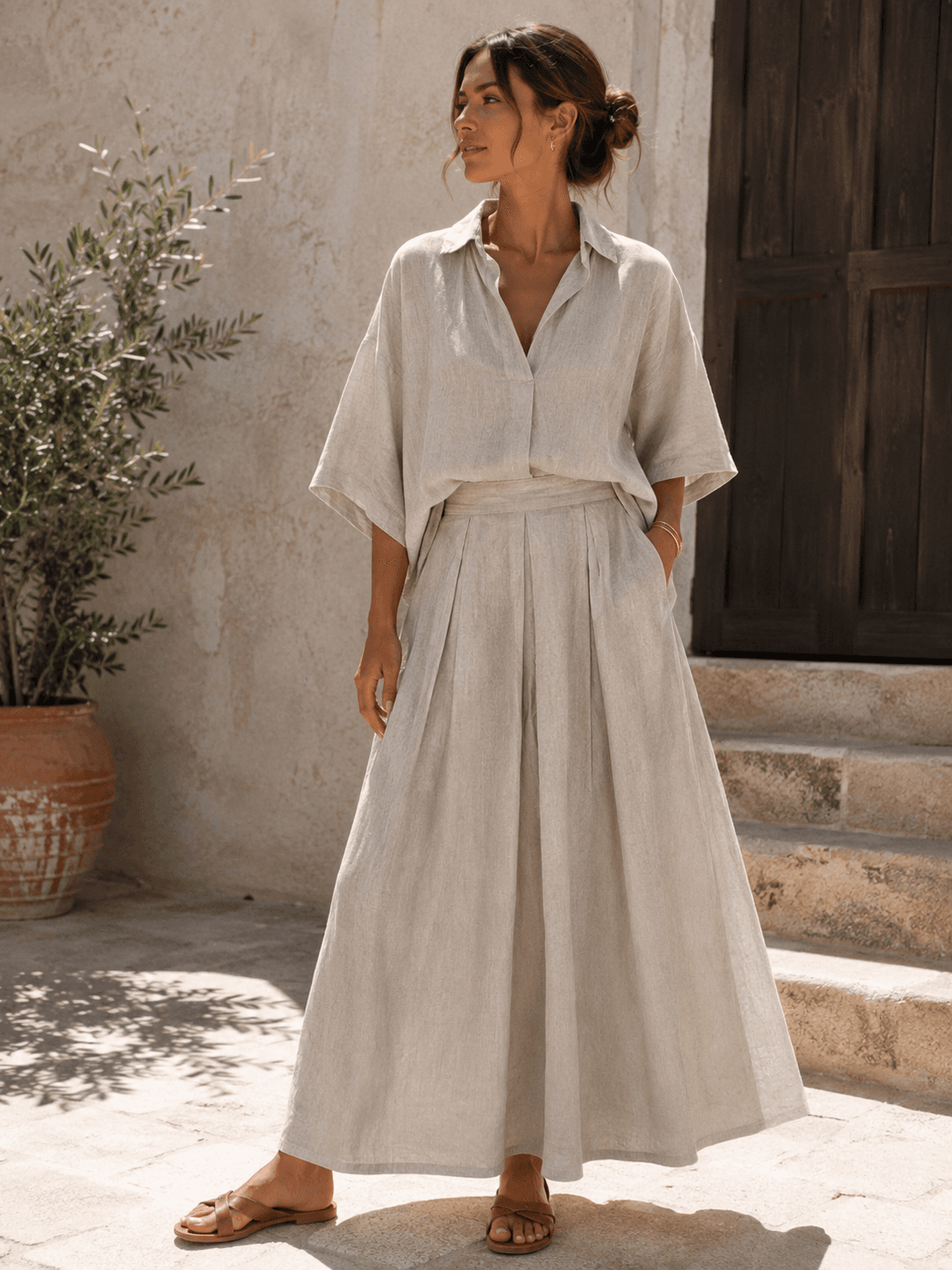 Collection LIN jupe Sabbia