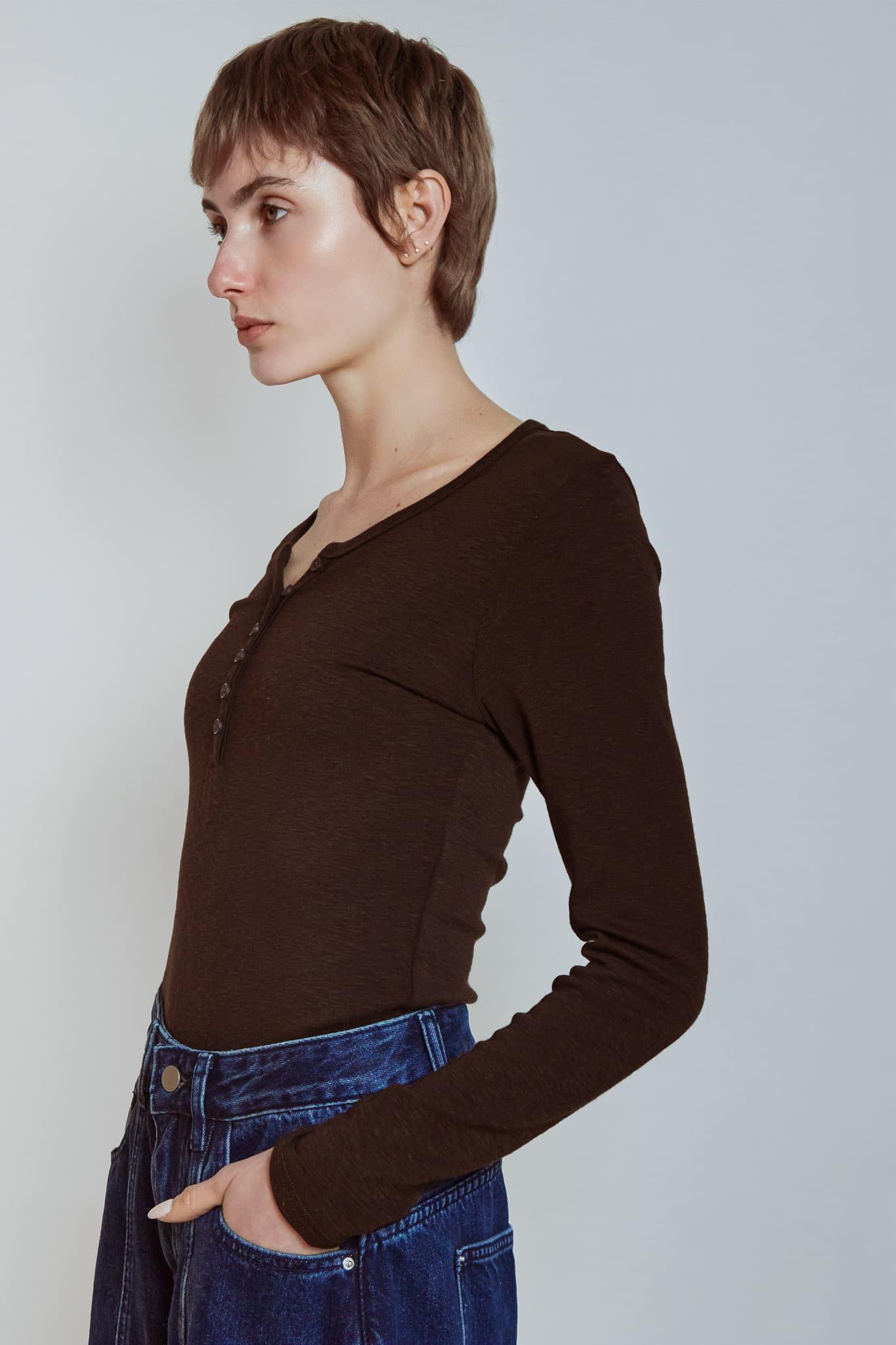 TOP À MANCHES LONGUES 