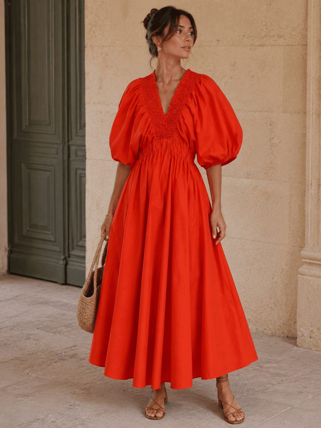 ROBE AURA EN COTON 