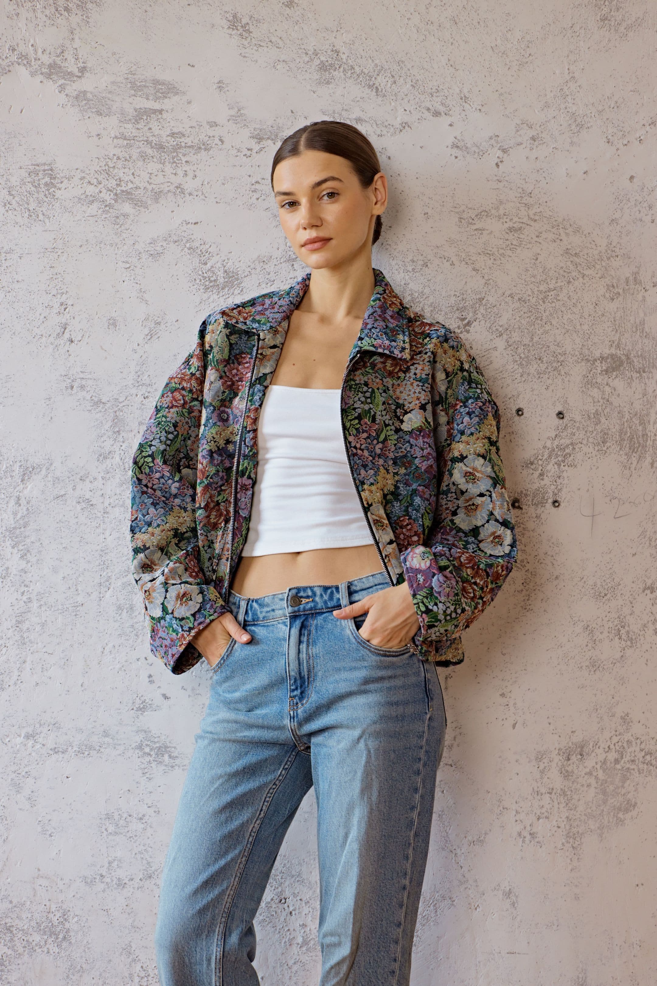 VESTE FLEURIE CAMILLE 