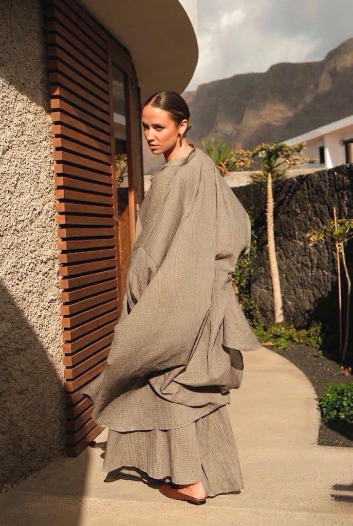 CHEMISE LONGUE EN COTON 