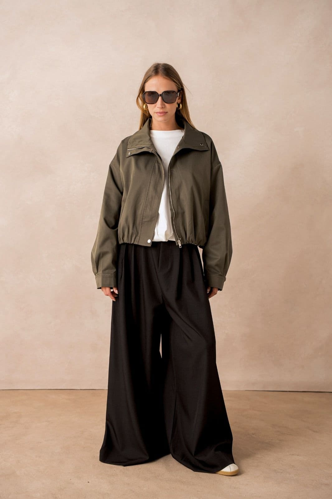 PANTALON JUPE-CULOTTE NOIR 