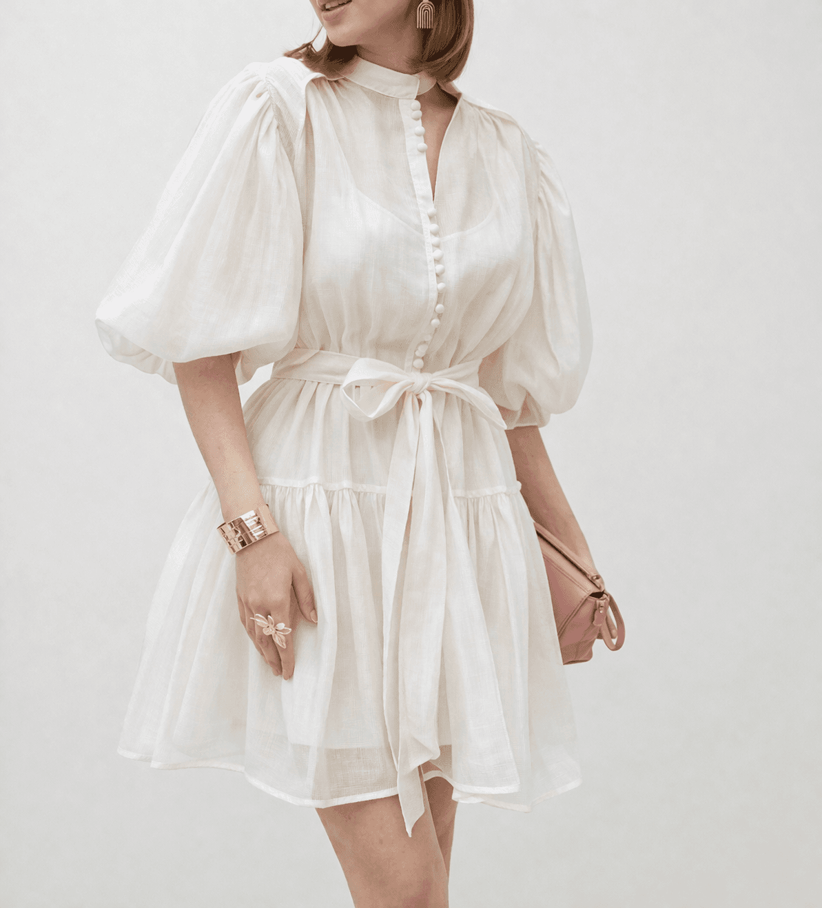 ROBE COURTE EN COTON 