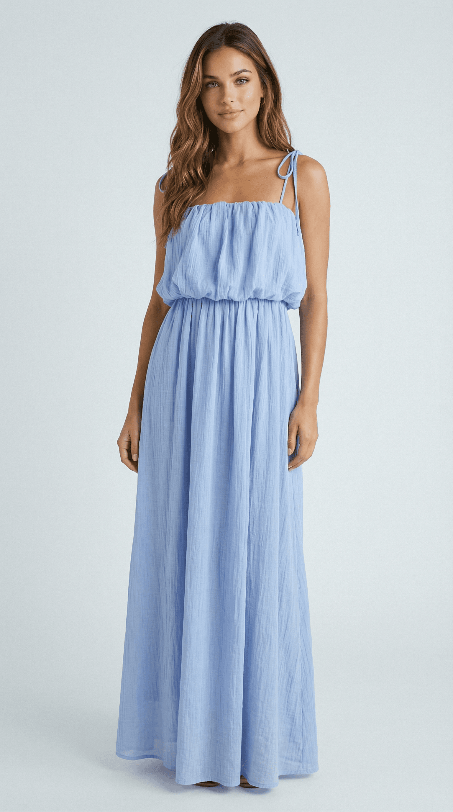 ROBE LONGUE EN COTON