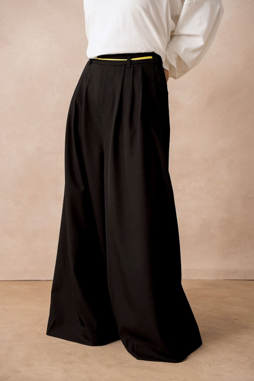 PANTALON JUPE-CULOTTE NOIR 