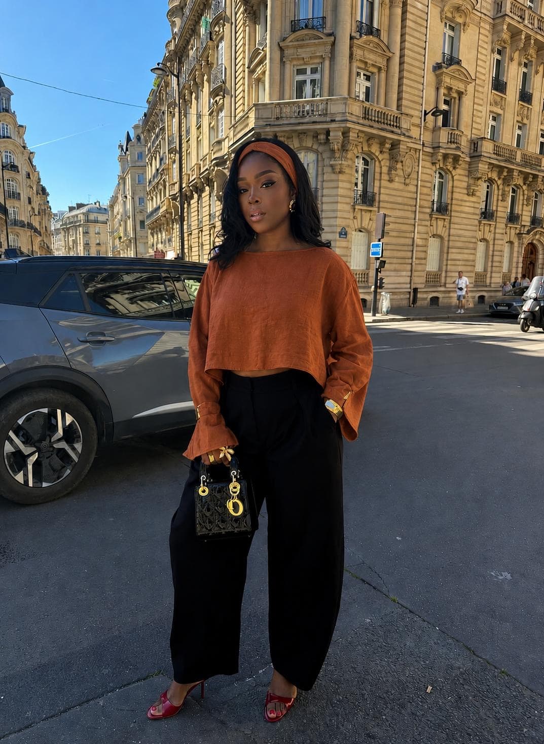 CROP TOP OVERSIZE ÉLÉGANCE 