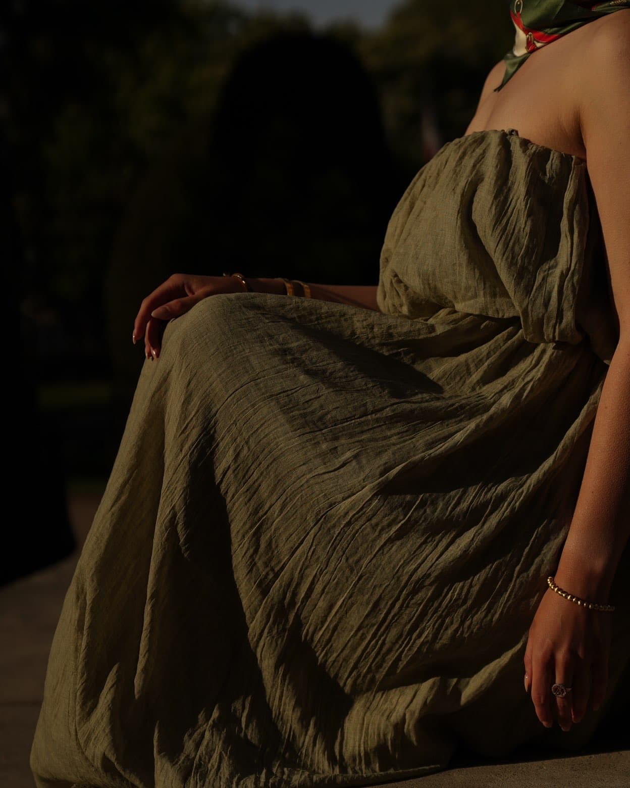 ROBE LONGUE EN COTON