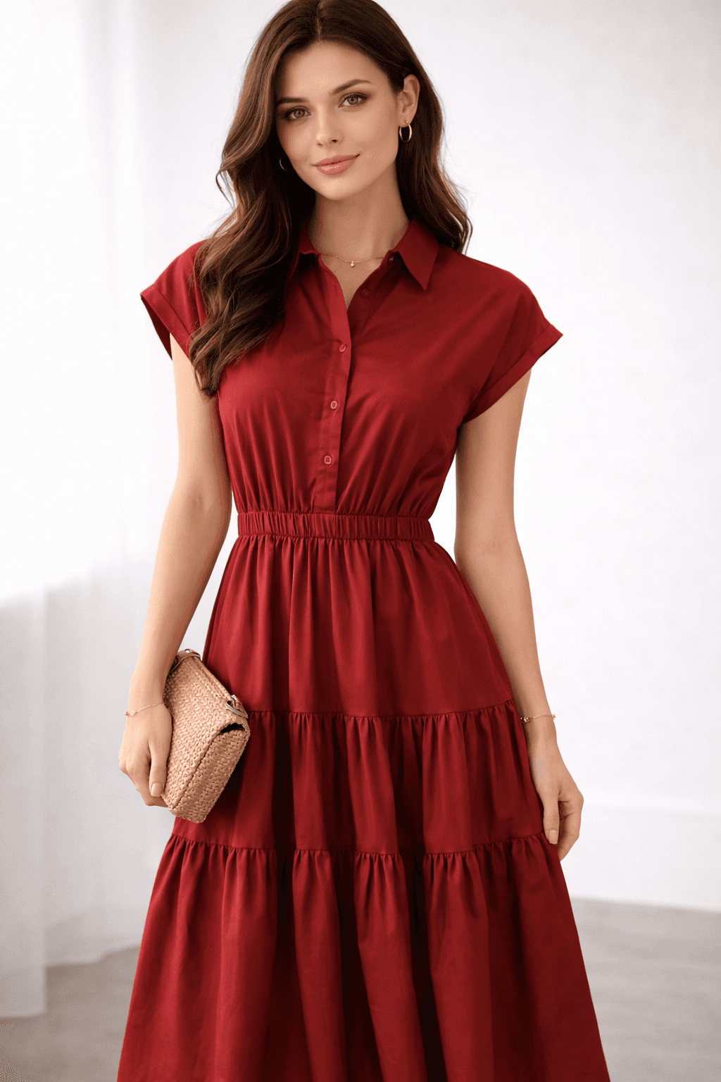 ROBE LONGUE EN COTON 