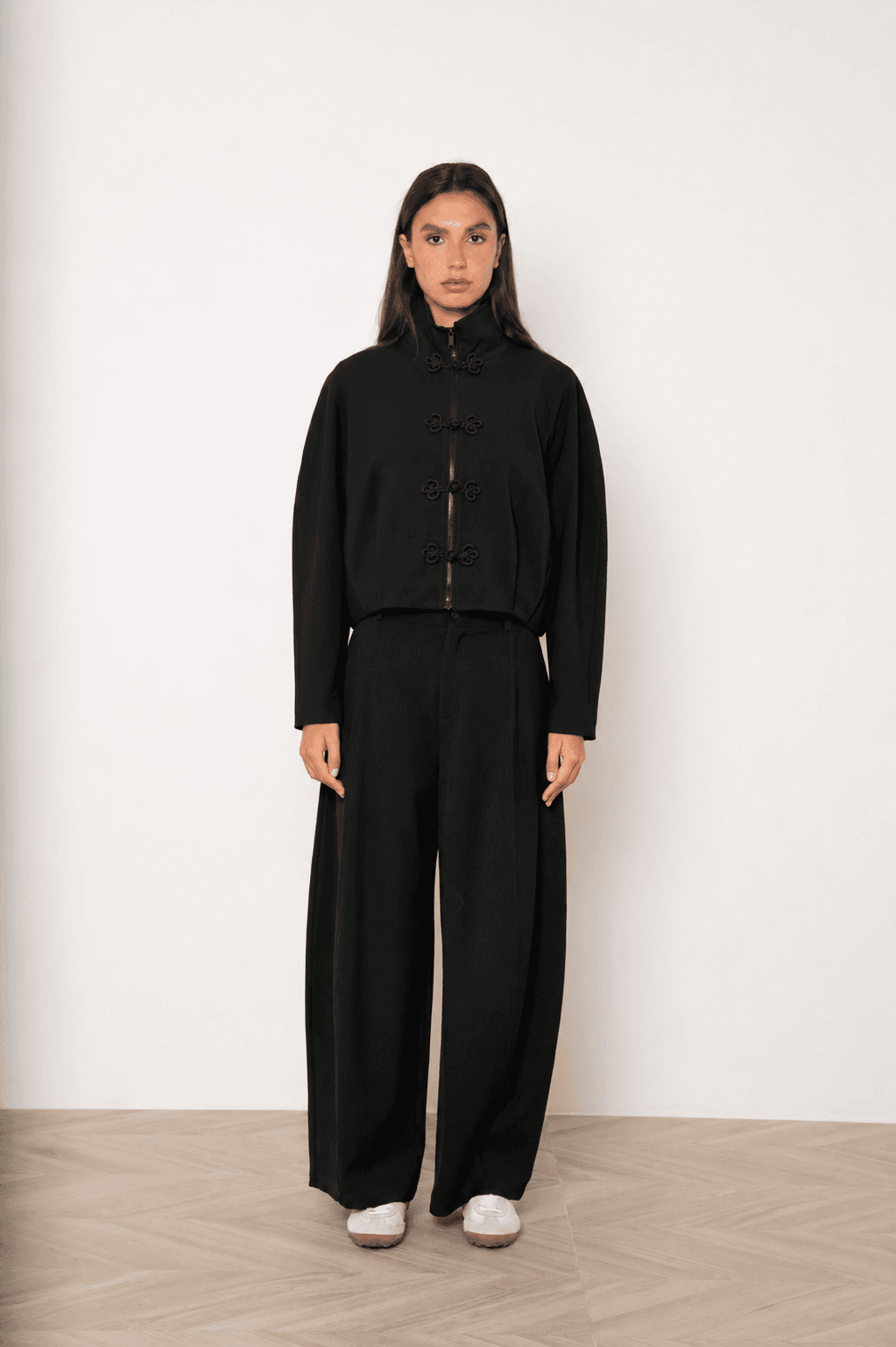 VESTE SORA À BRANDEBOURGS