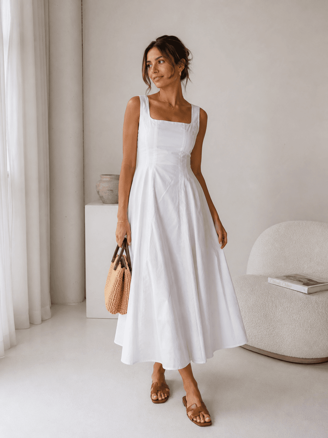 ROBE CINTRÉE EN COTON