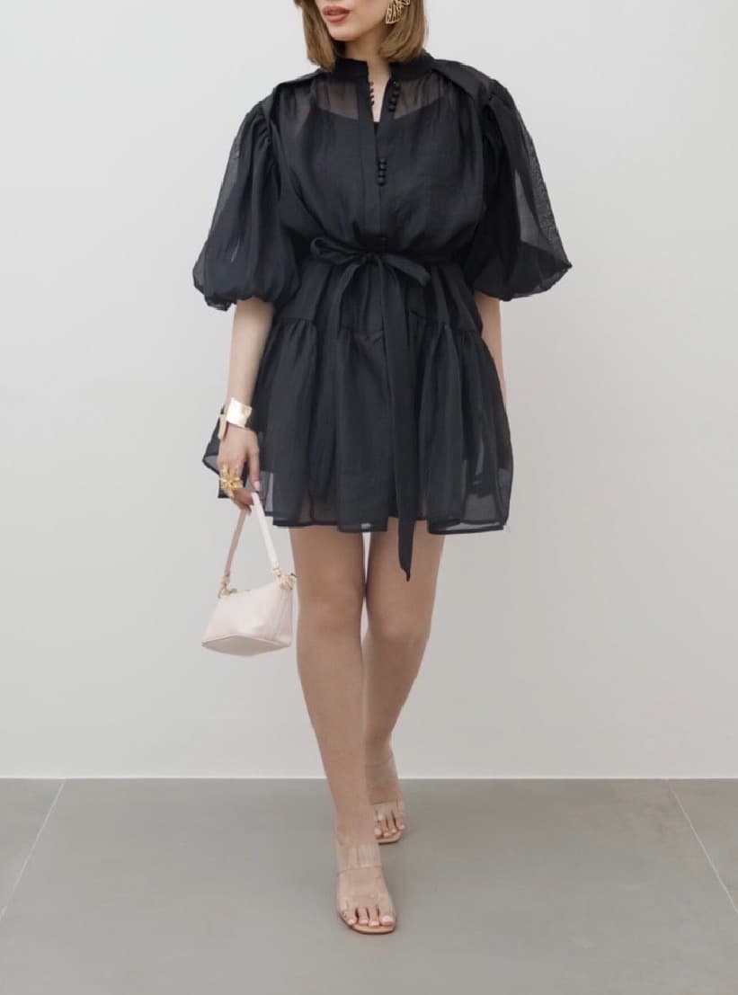 ROBE COURTE EN COTON 