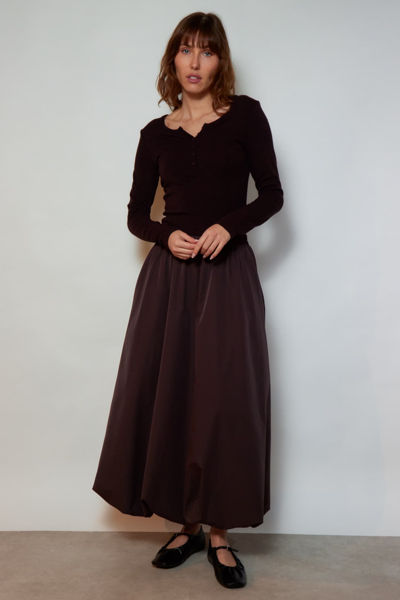 TOP À MANCHES LONGUES 