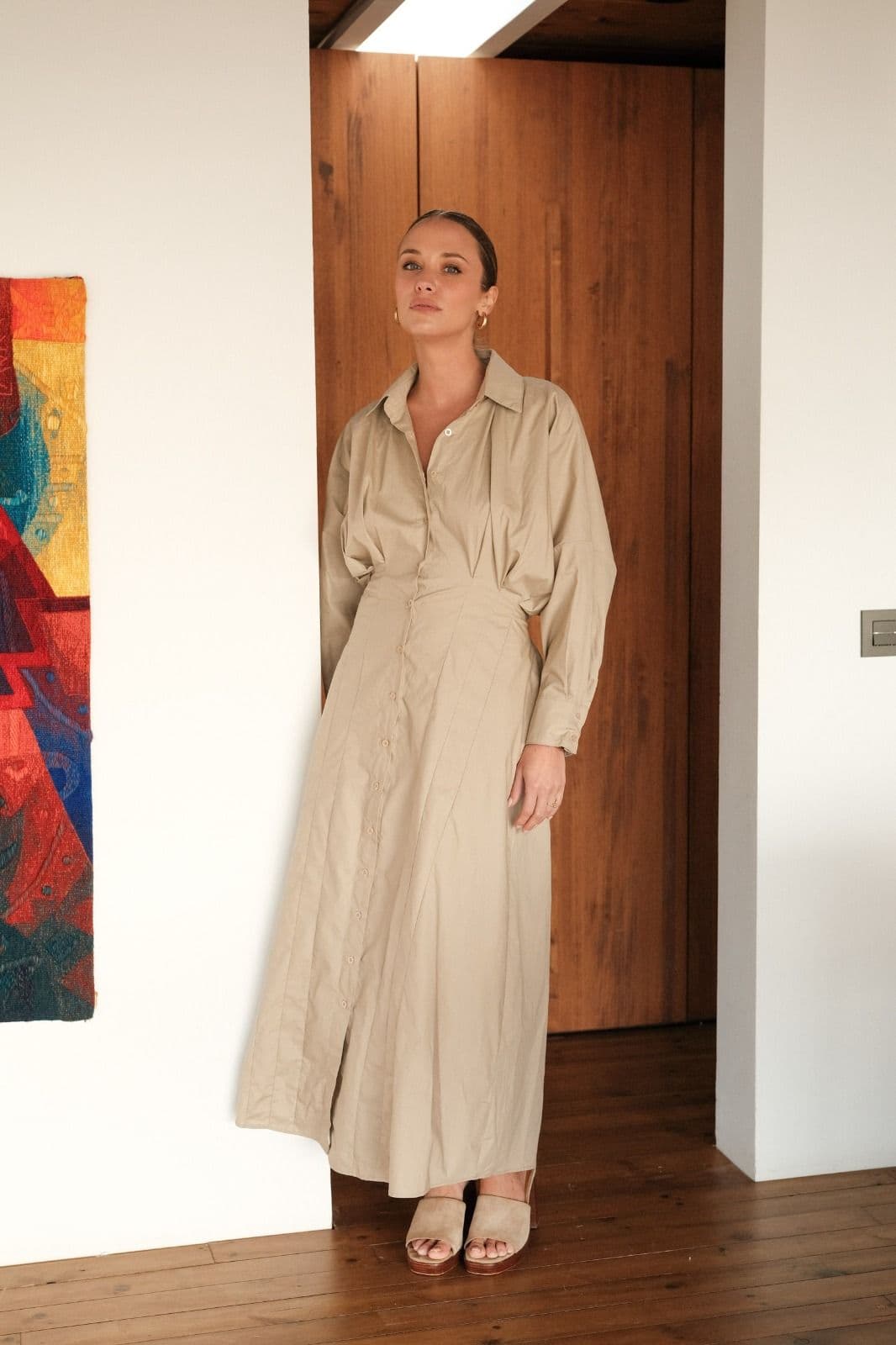 ROBE LONGUE EN COTON