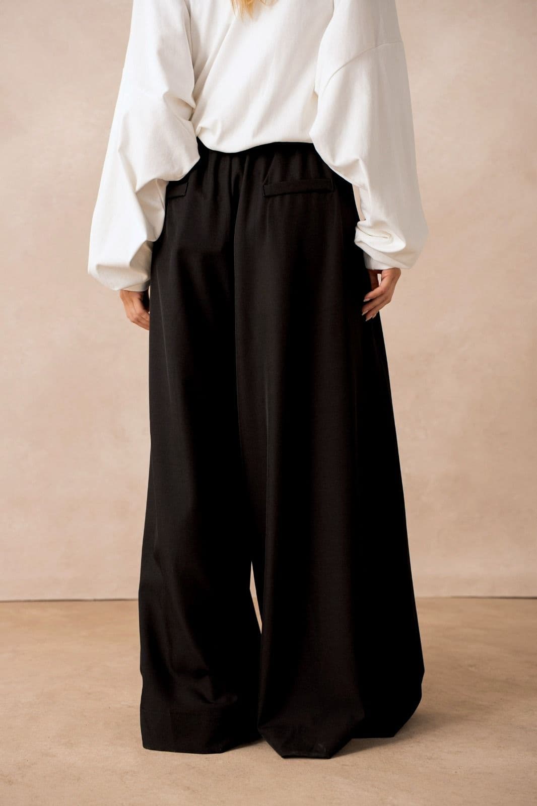 PANTALON JUPE-CULOTTE NOIR 