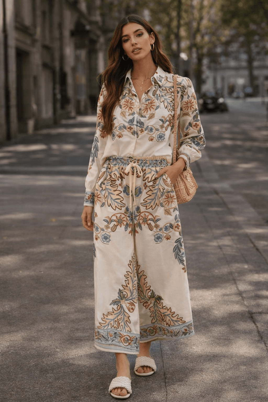PANTALON EN COTON