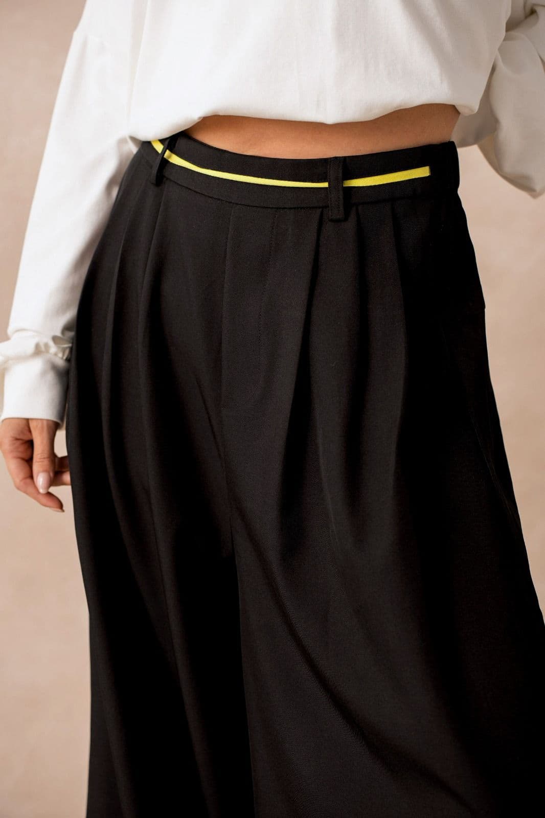 PANTALON JUPE-CULOTTE NOIR 