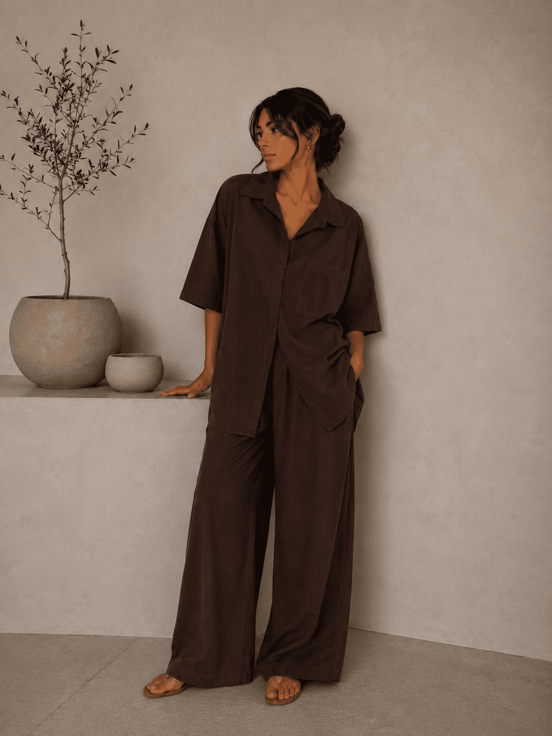 CHEMISE AMPLE EN COTON 