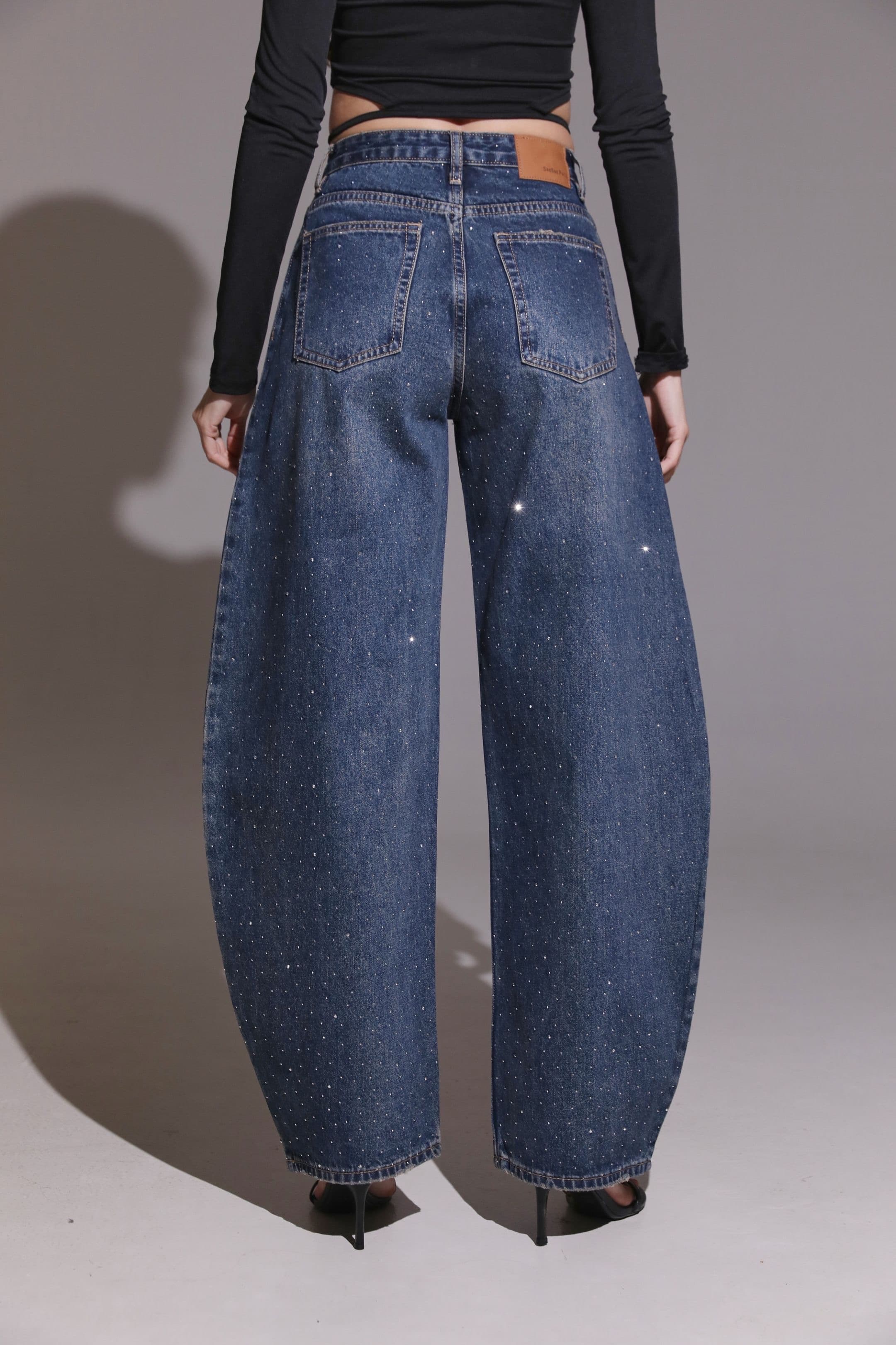 JEAN BALLOON À STRASS