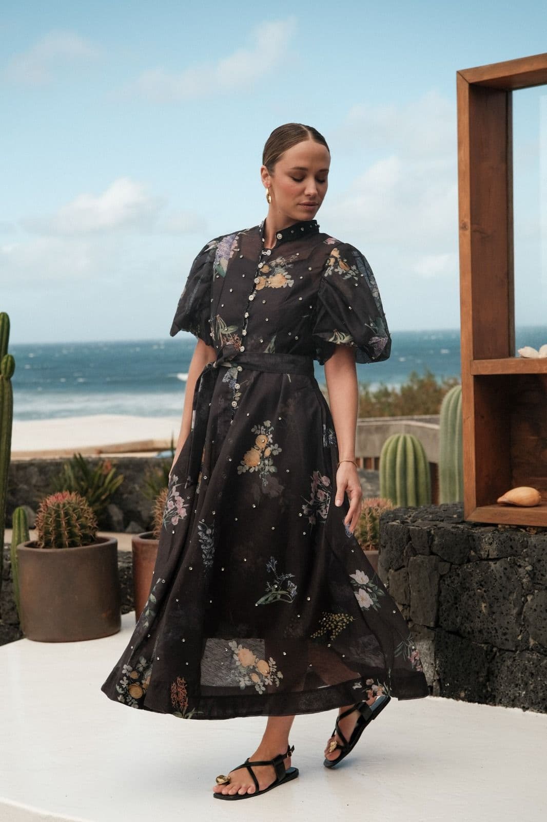 ROBE LONGUE FLEURIE 
