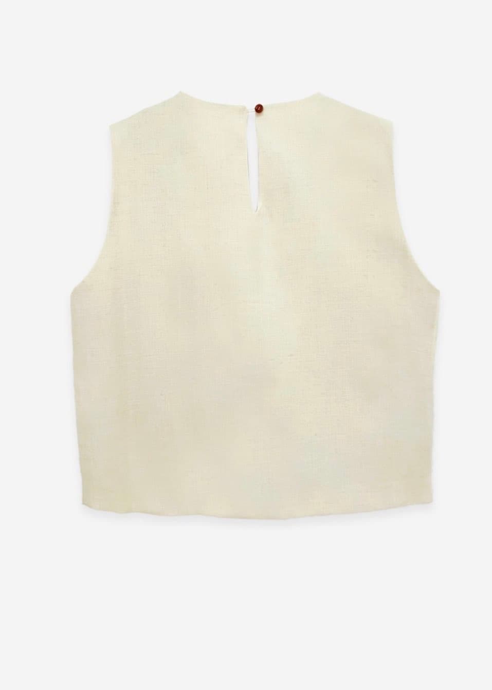 TOP SANS MANCHES EN LIN 