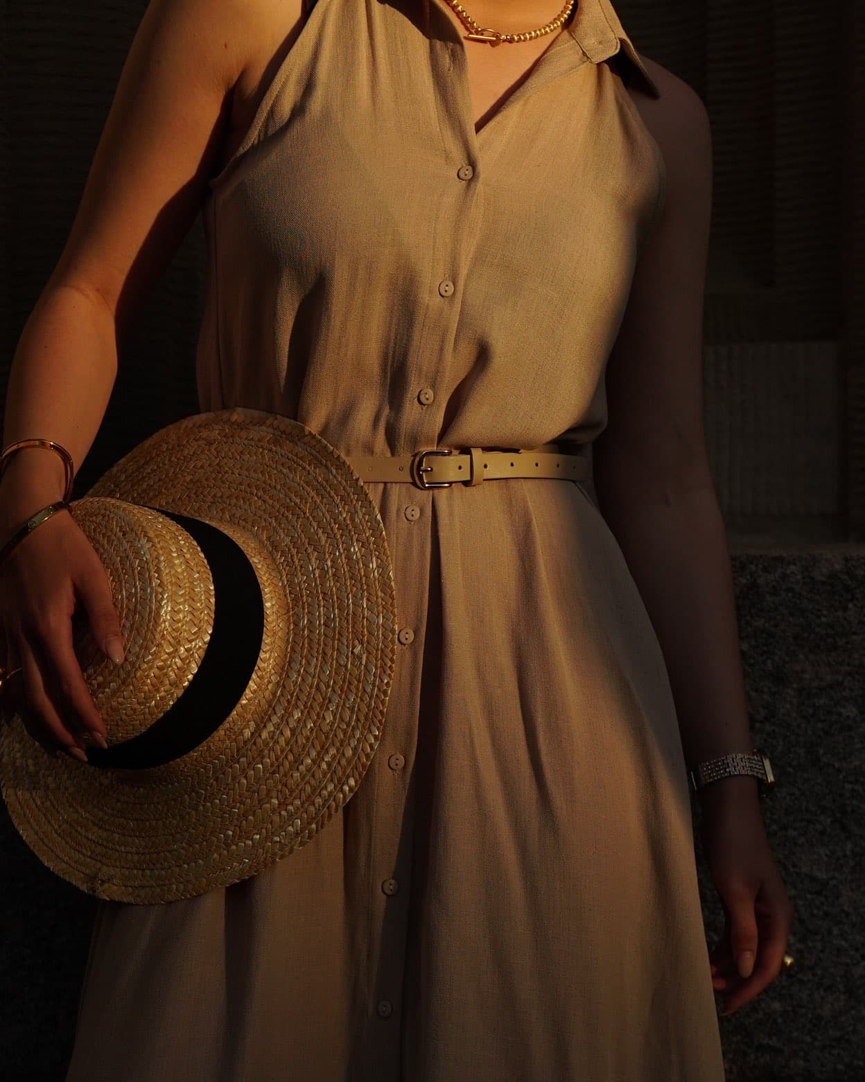 ROBE EN LIN 