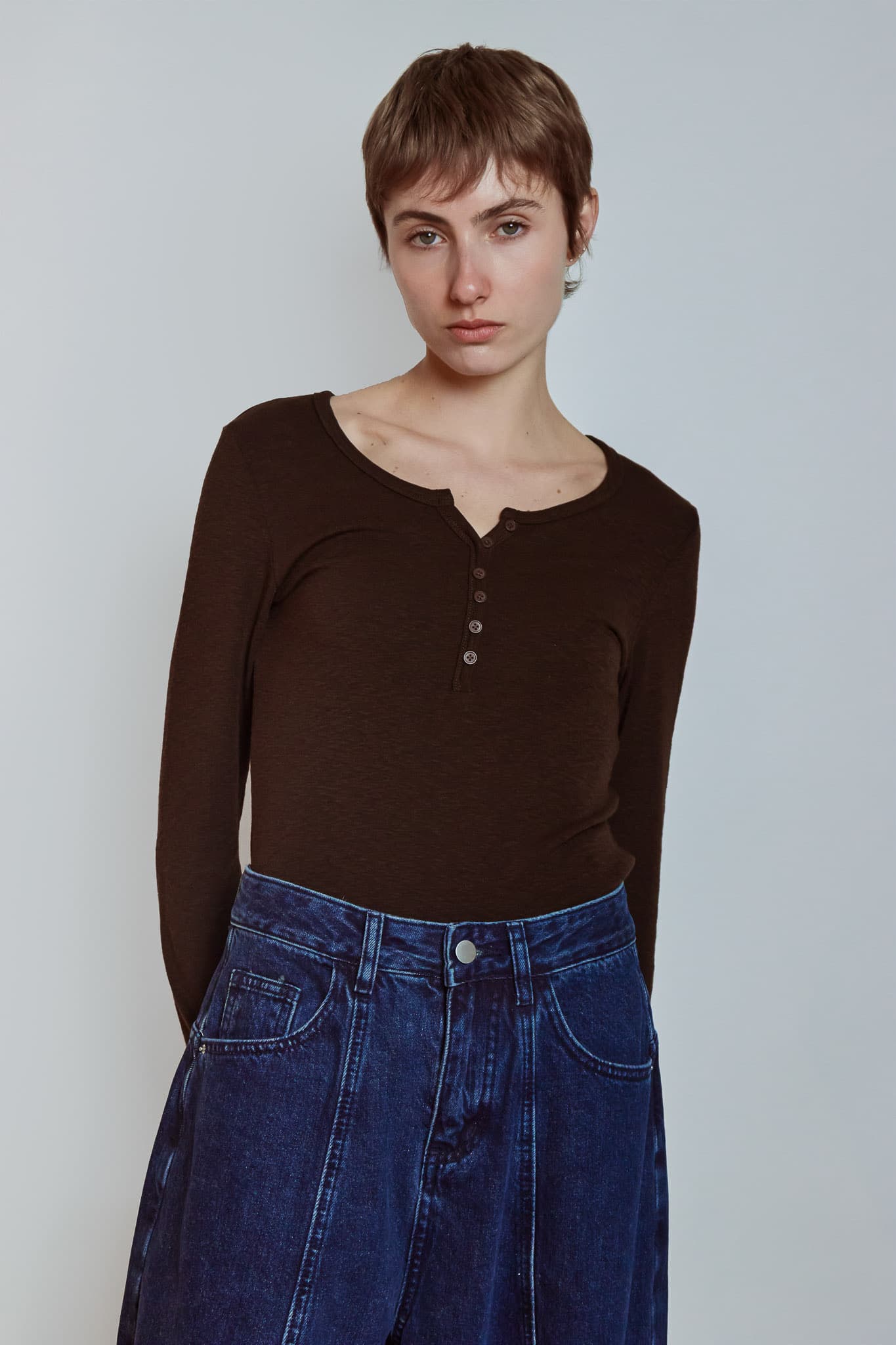 TOP À MANCHES LONGUES 