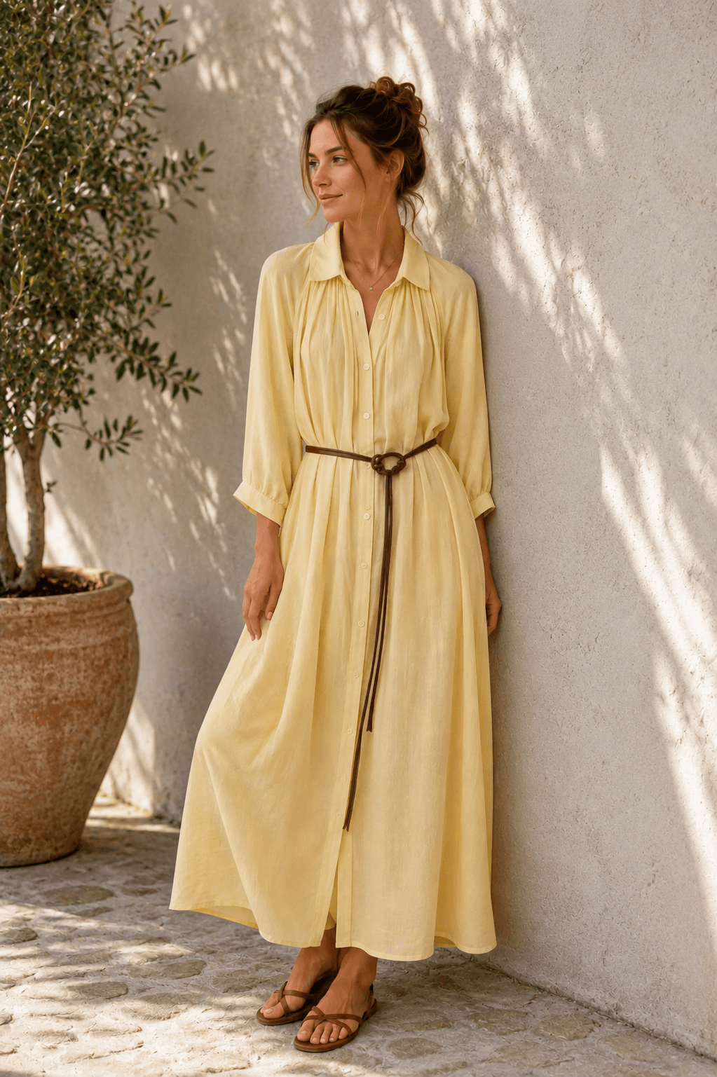 ROBE LONGUE FLUIDE 