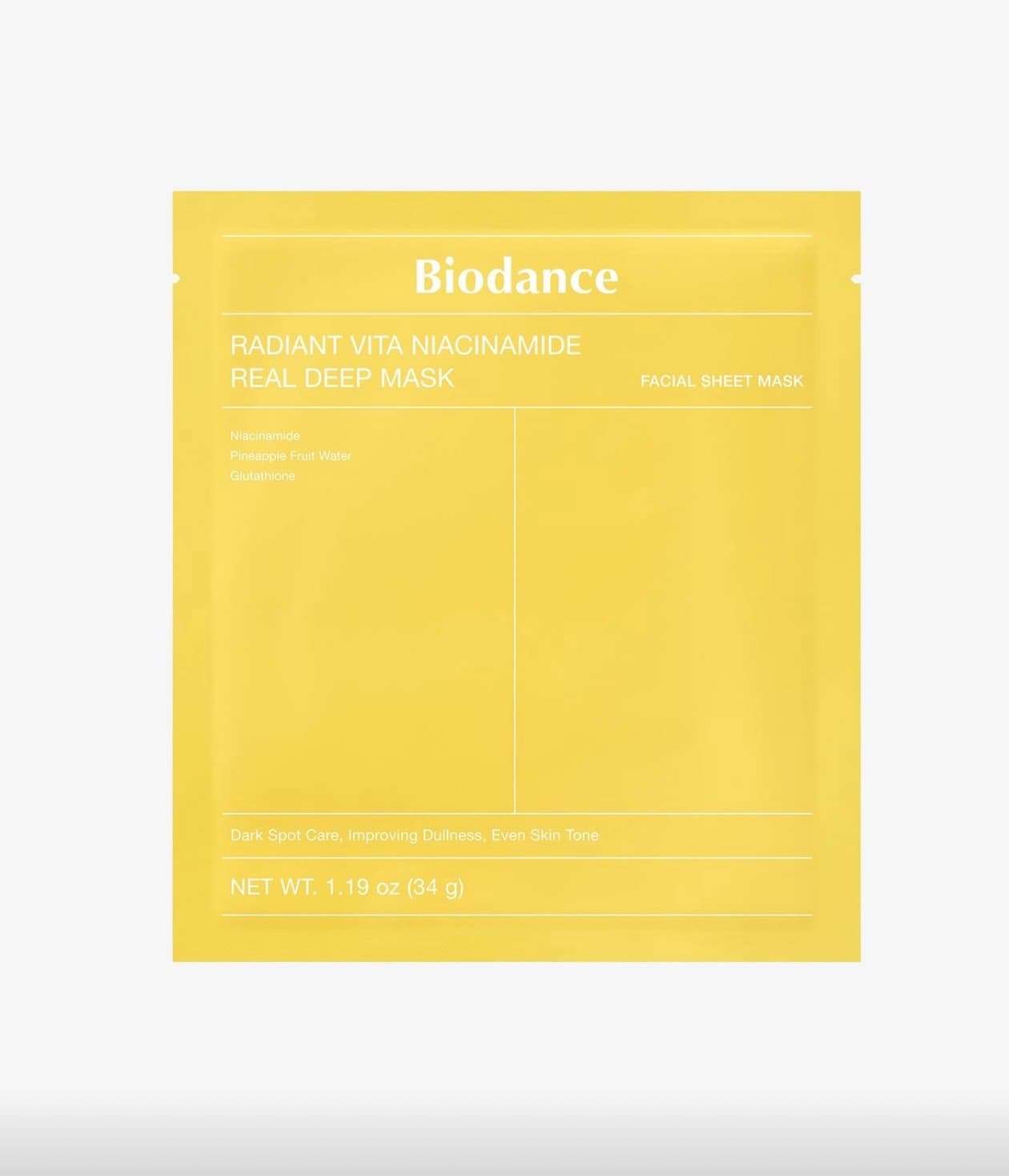 BIODANCE - Radiant Vita Niacinamide Real Deep Mask