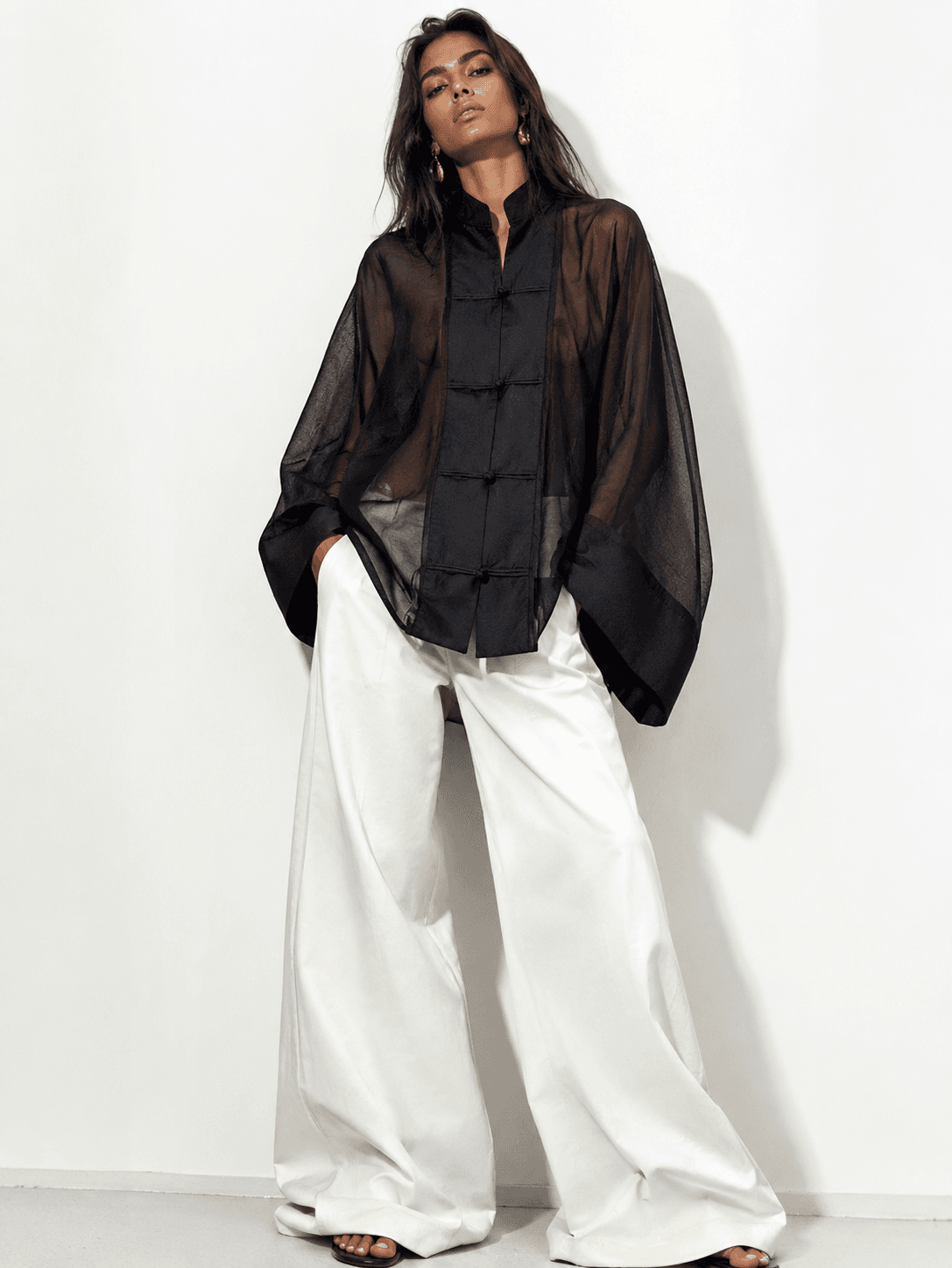 TOP KIMONO SOIE