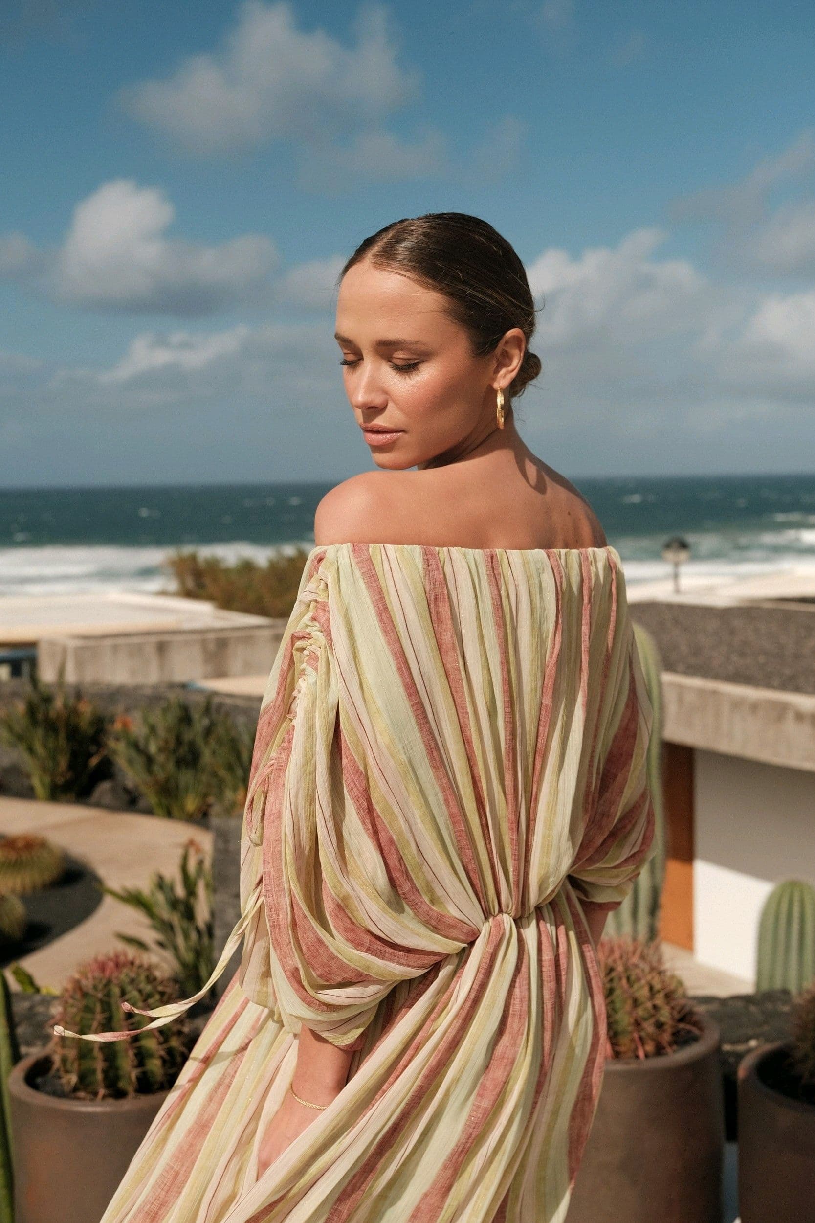 ROBE A COL BATEAU  
