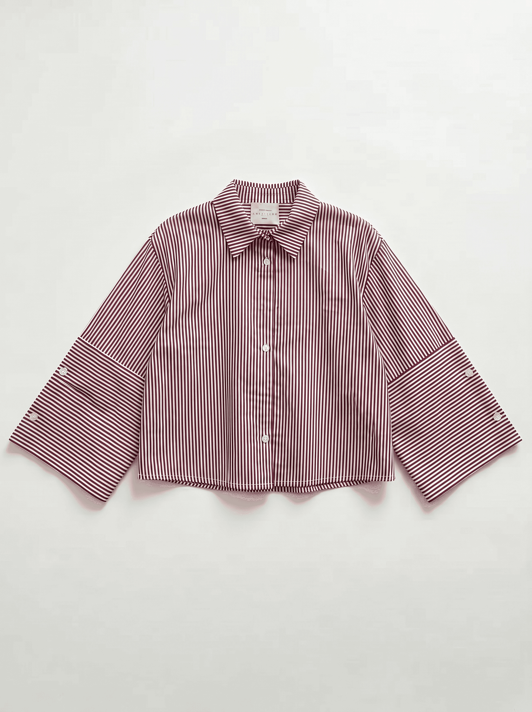 CHEMISE MANCHE 3/4 RAYÉE 