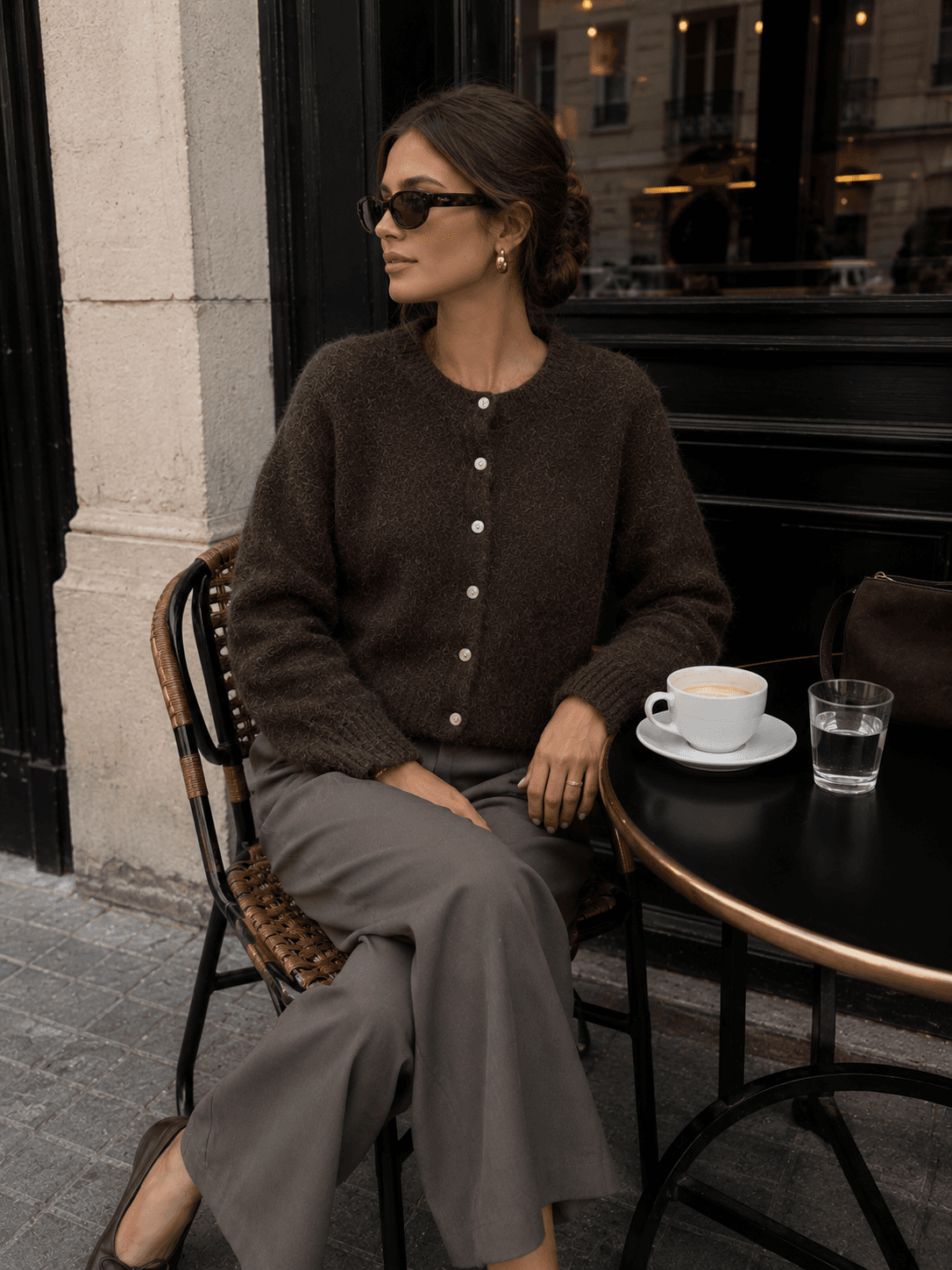 GILET MARRON