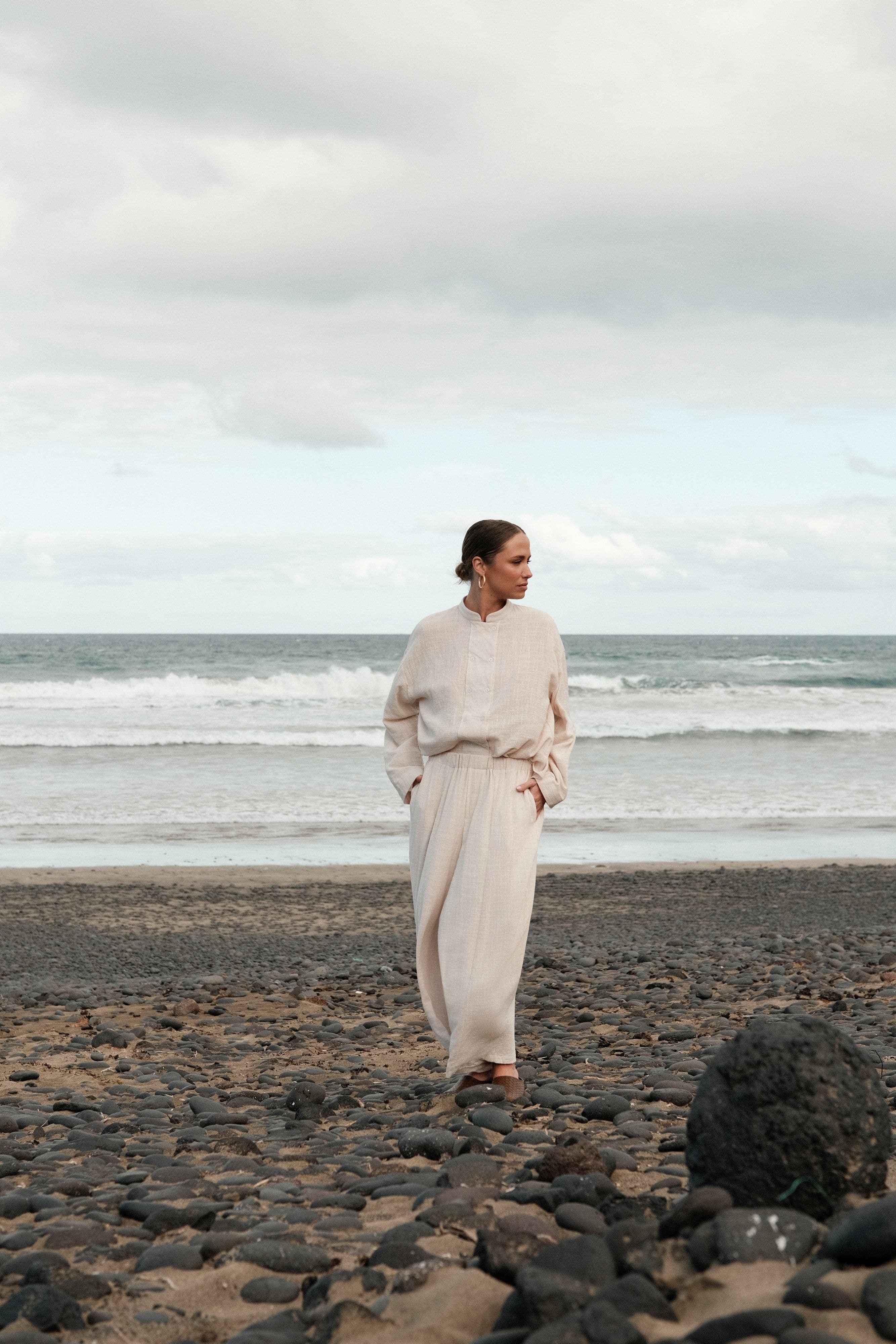 PANTALON COTON ET LIN