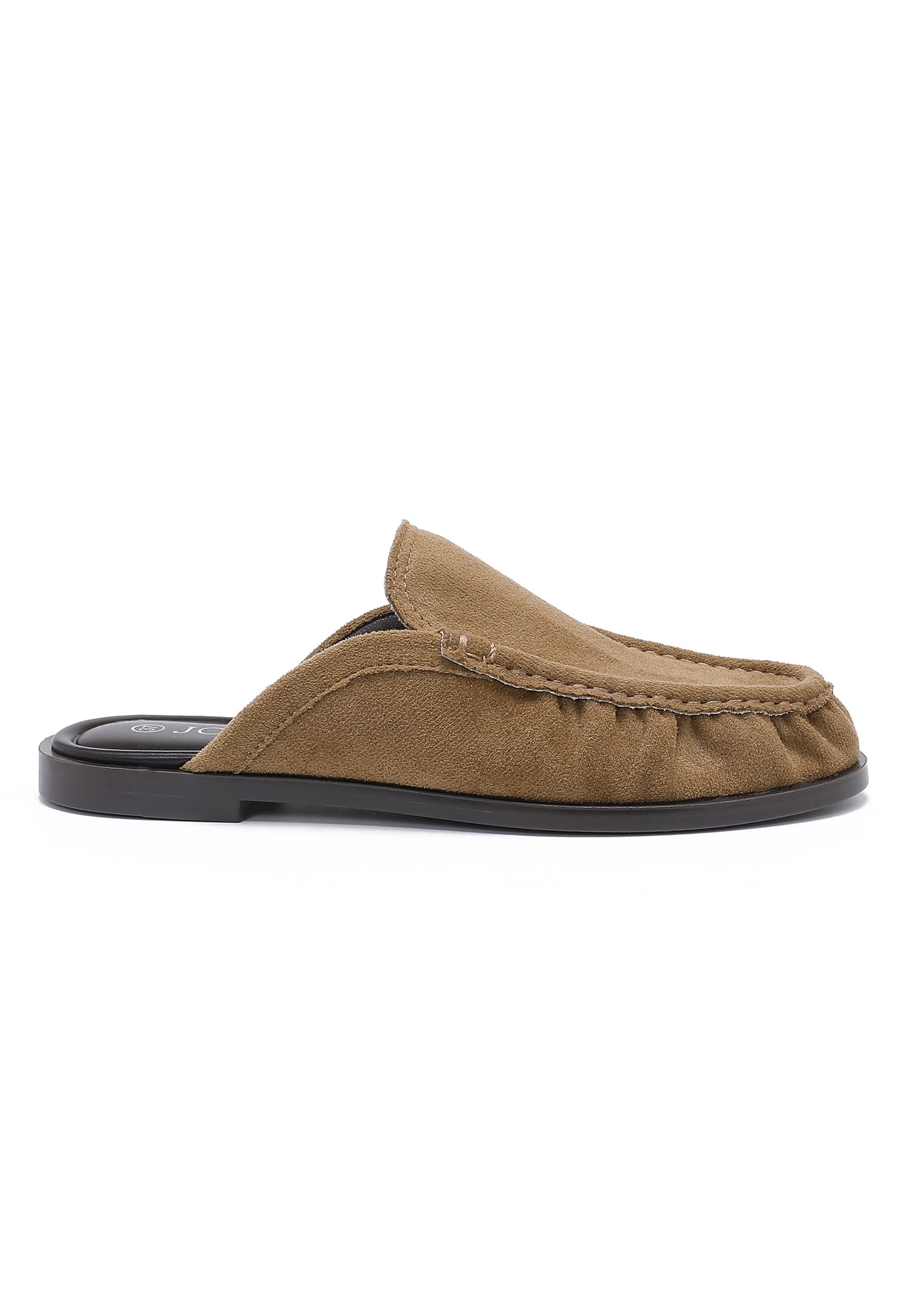 MULES MOCASSINS EN SUÉDINE CAMEL