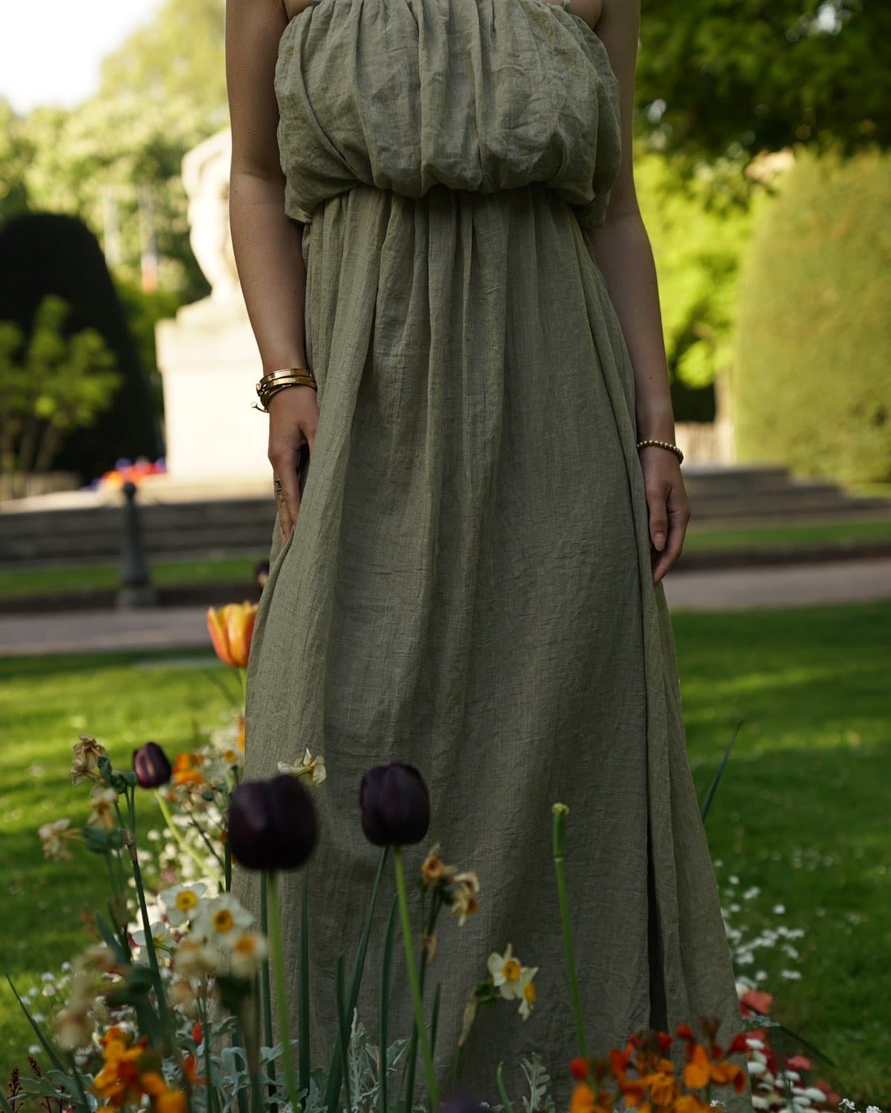 ROBE LONGUE EN COTON
